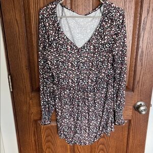 Floral Long Sleeve Dress